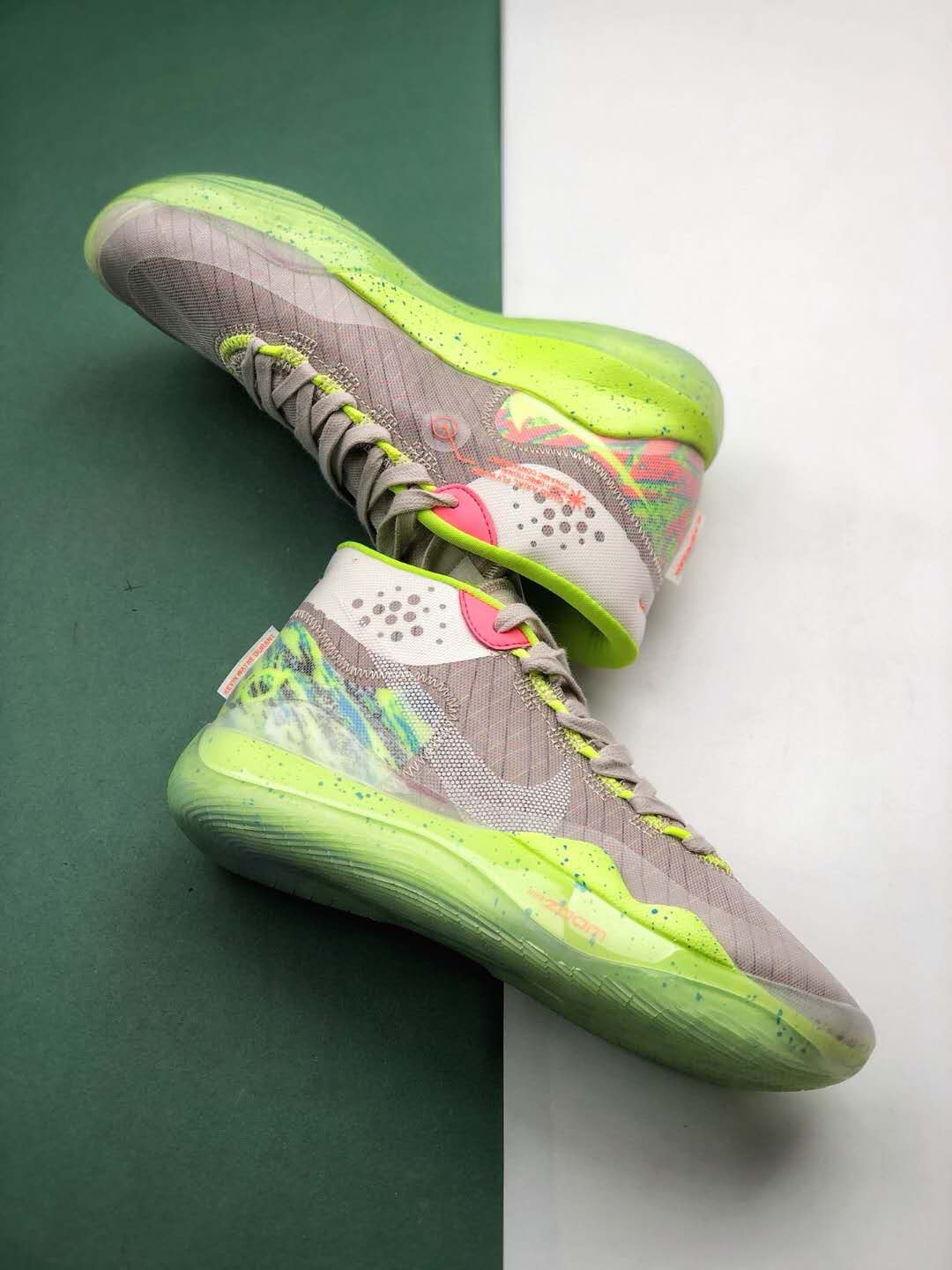 Nike ZOOM KD 12 EP 'Multi-Color Metallic Silver' AR4230-900 - Premium Basketball Sneakers for Performance and Style