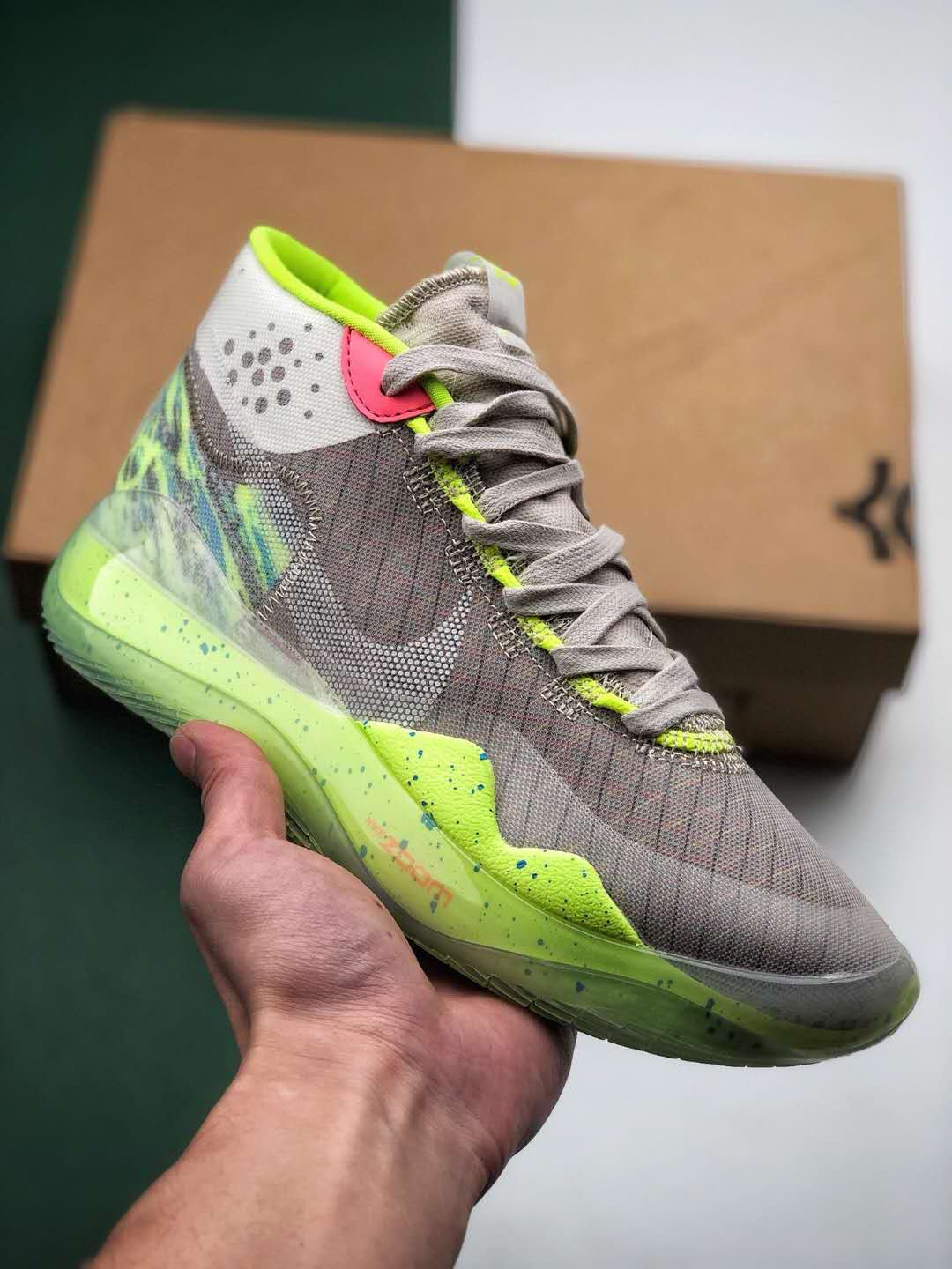 Nike ZOOM KD 12 EP 'Multi-Color Metallic Silver' AR4230-900 - Premium Basketball Sneakers for Performance and Style