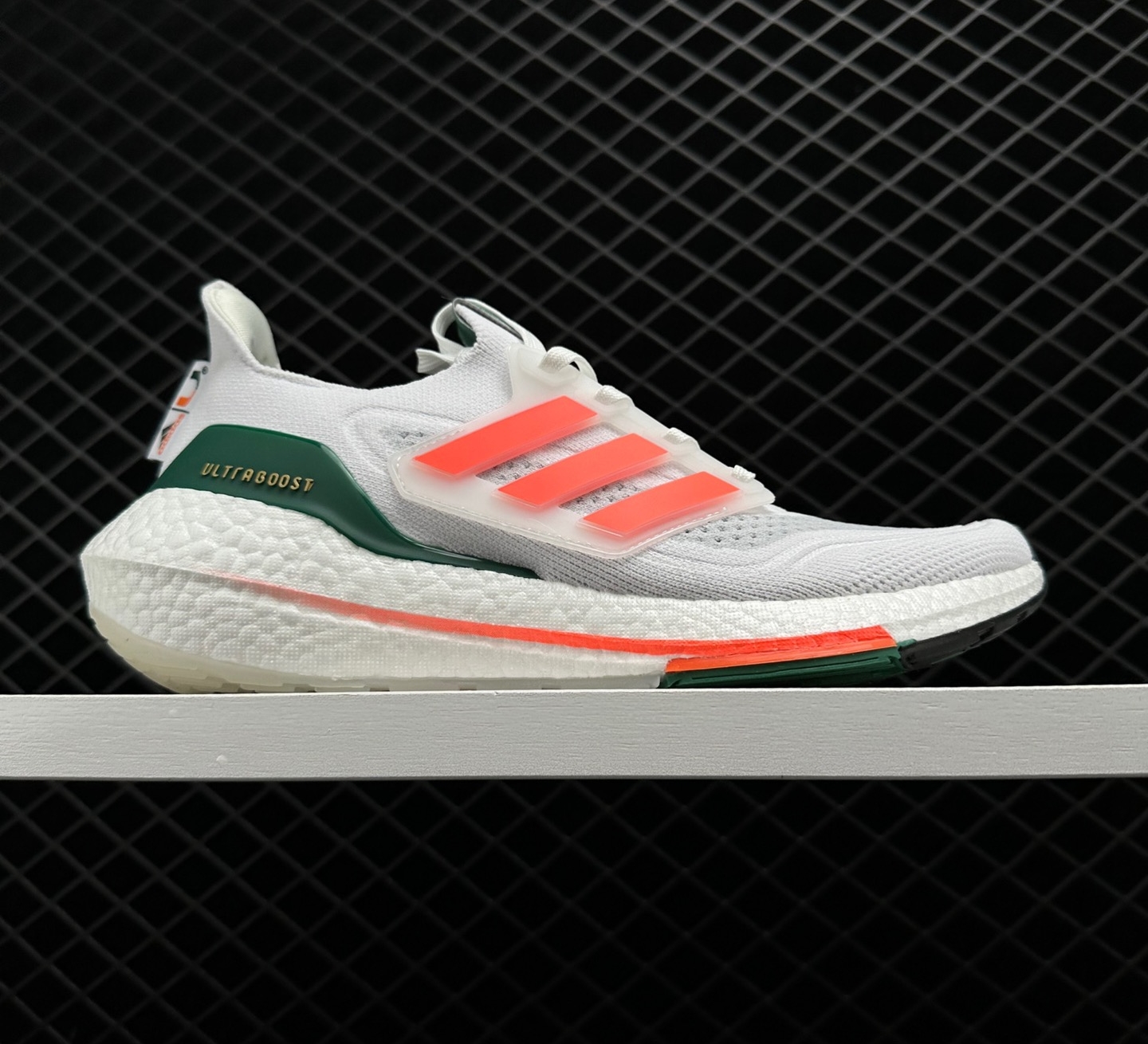 Adidas UltraBoost 21 'NCAA Pack - Miami' GX7966 – Durable Performance & Style for Runners