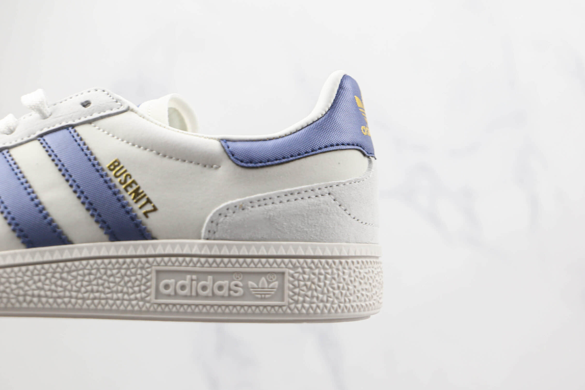 Adidas Busenitz Vintage Navy Blue Cloud White Metallic Gold FY0461 | Classic Skate Shoes