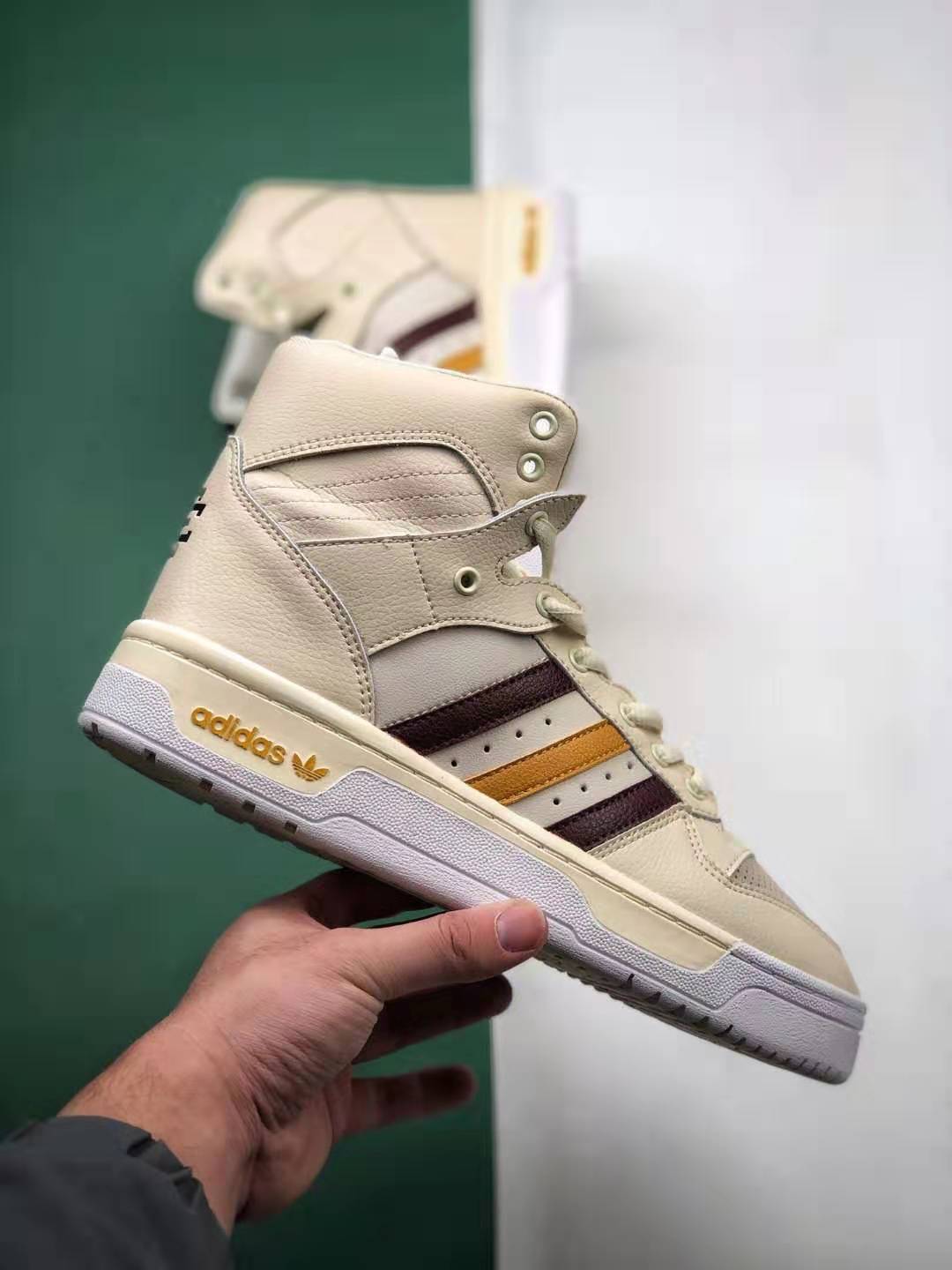 Adidas Eric Emanuel x Rivalry Hi 'Crystal White' G25836 - Premium Designer Collaboration Shoes Adidas Eric Emanuel x Rivalry Hi 'Crystal White' G25836 - Premium Designer Collaboration Shoes