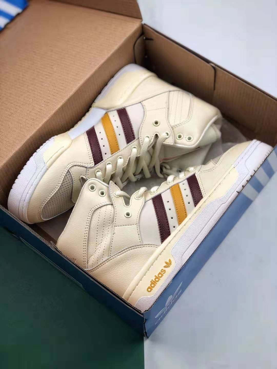 Adidas Eric Emanuel x Rivalry Hi 'Crystal White' G25836 - Premium Designer Collaboration Shoes Adidas Eric Emanuel x Rivalry Hi 'Crystal White' G25836 - Premium Designer Collaboration Shoes