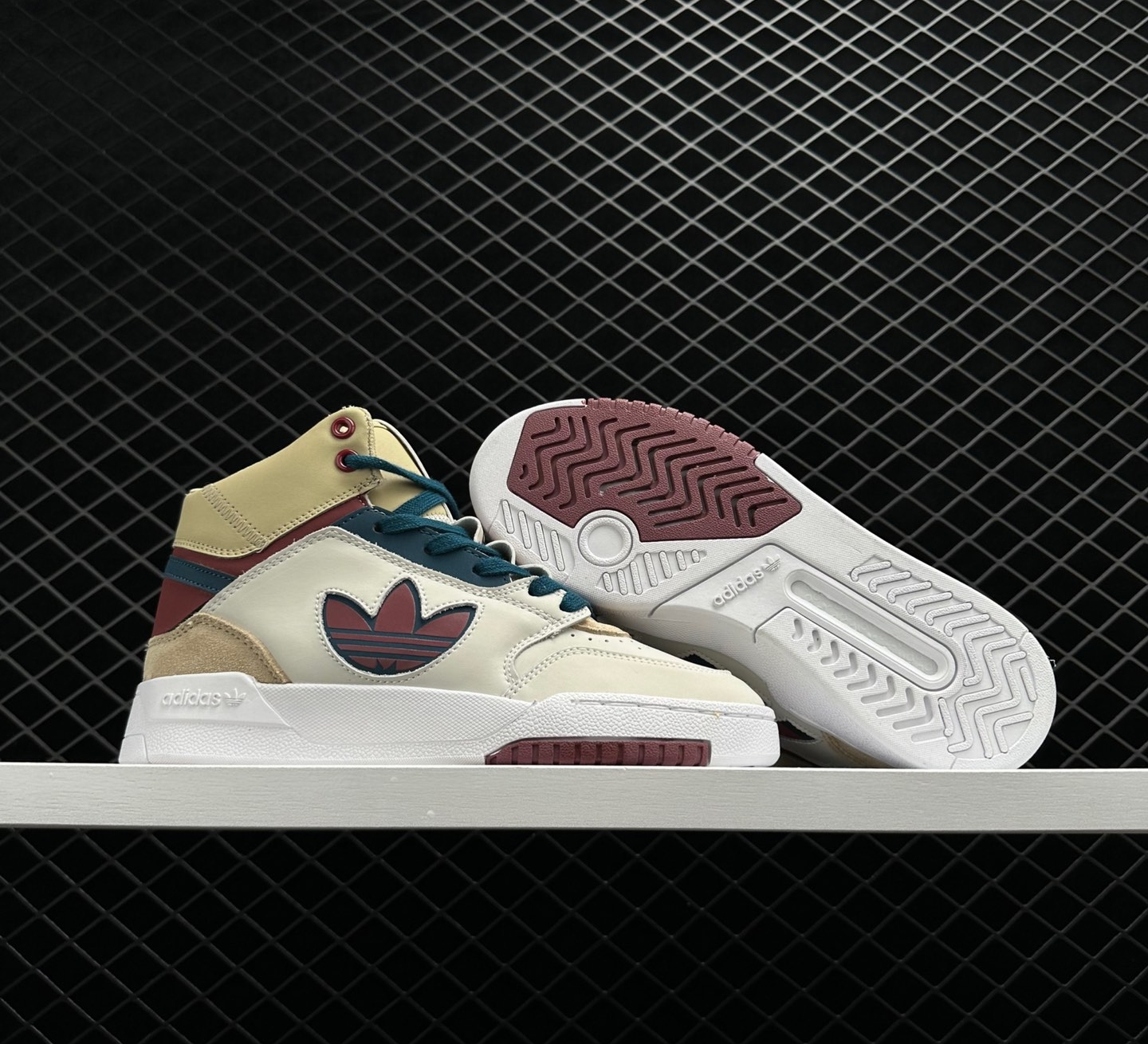 Adidas Drop Step XL Cream Teal Red GV9326 - Stylish Athletic Sneakers Adidas Drop Step XL Cream Teal Red GV9326 - Stylish Athletic Sneakers