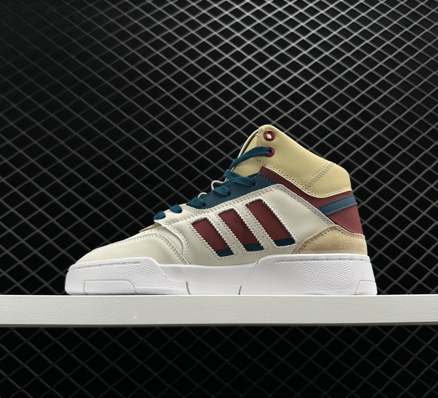 Adidas Drop Step XL Cream Teal Red GV9326 - Stylish Athletic Sneakers Adidas Drop Step XL Cream Teal Red GV9326 - Stylish Athletic Sneakers