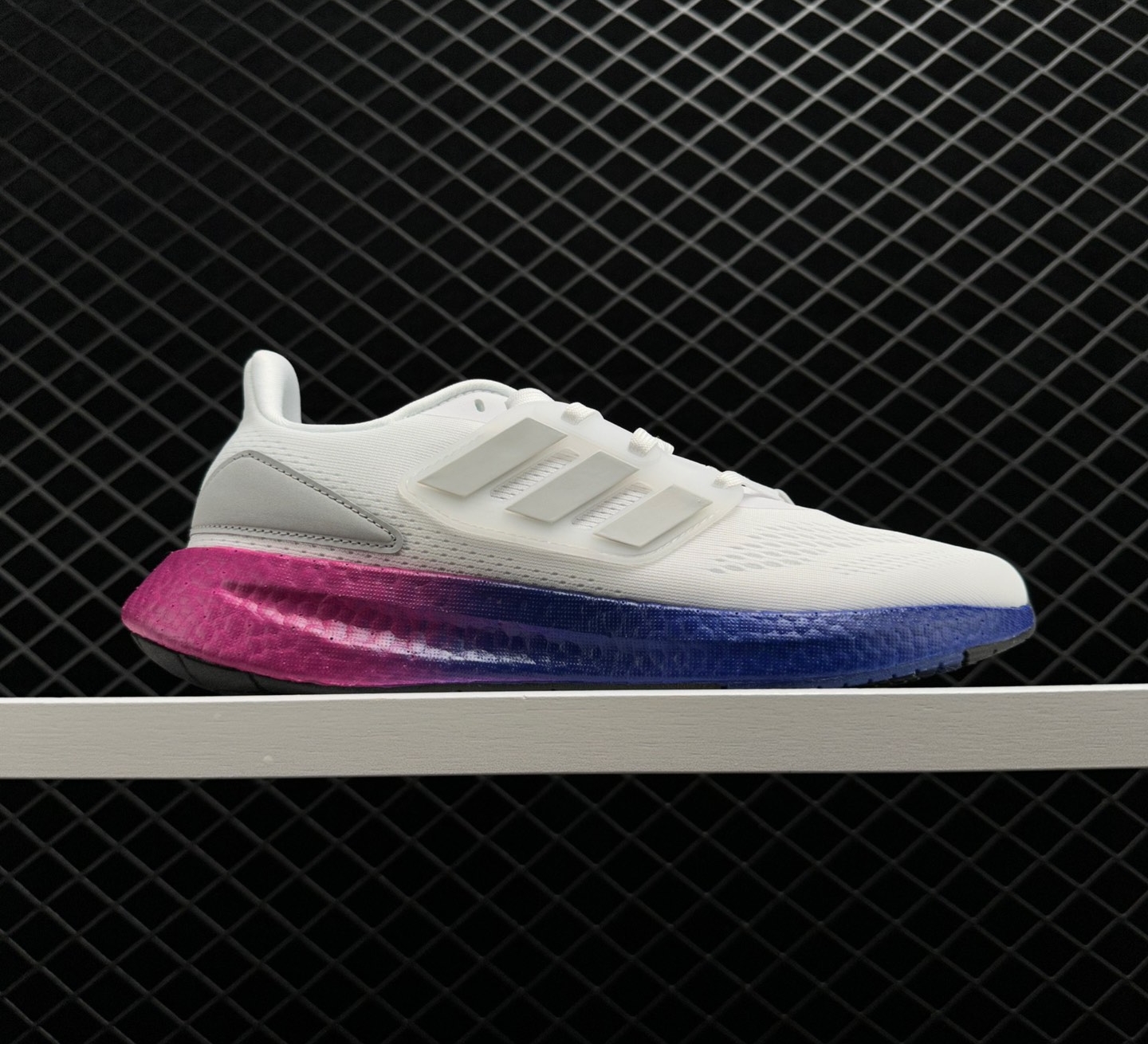 Adidas PureBoost 22 White Lucid Blue Gradient Sneakers - HQ8585