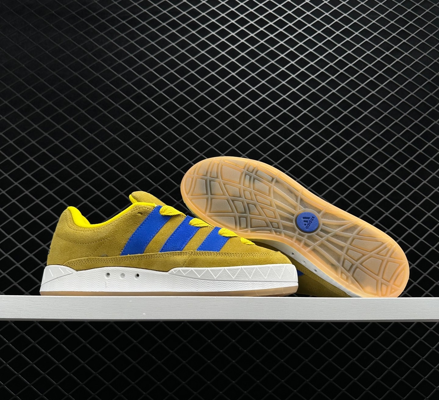 Adidas Adimatic Bright Yellow Blue GY2090 - Stylish & Comfortable Footwear Adidas Adimatic Bright Yellow Blue GY2090 - Stylish & Comfortable Footwear