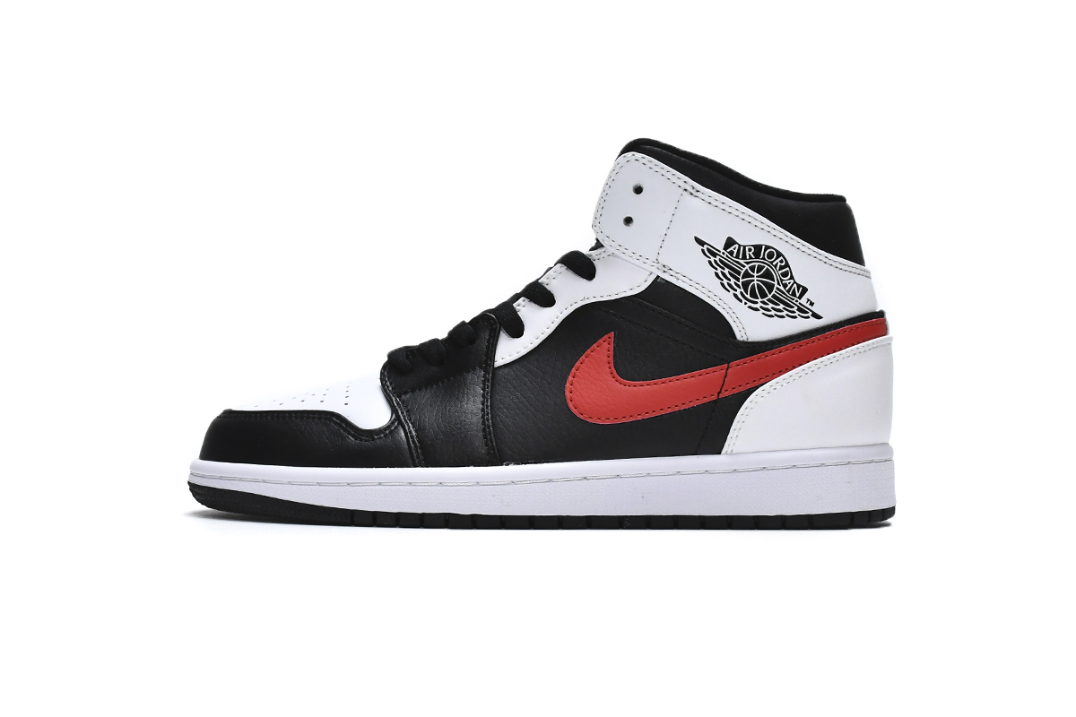 Air Jordan 1 Mid 'Chile Red' 554724-075 - Classic Style with Vibrant Appeal Air Jordan 1 Mid 'Chile Red' 554724-075 - Classic Style with Vibrant Appeal