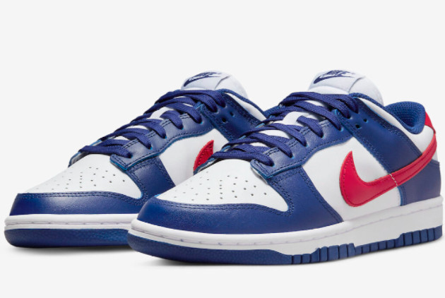 Nike Dunk Low WMNS 'USA' White/Royal-University Red DD1503-119 - Trendy Sneakers for Women Nike Dunk Low WMNS 'USA' White/Royal-University Red DD1503-119 - Trendy Sneakers for Women