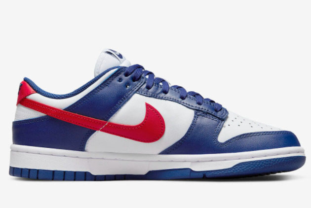 Nike Dunk Low WMNS 'USA' White/Royal-University Red DD1503-119 - Trendy Sneakers for Women Nike Dunk Low WMNS 'USA' White/Royal-University Red DD1503-119 - Trendy Sneakers for Women