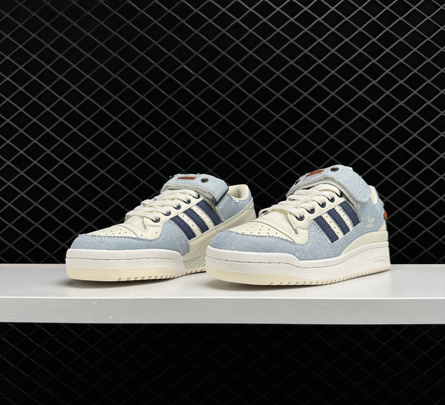 Adidas Originals Forum Low Cozy Skateboarding Shoes - Denim Blue HQ6334 Adidas Originals Forum Low Cozy Skateboarding Shoes - Denim Blue HQ6334
