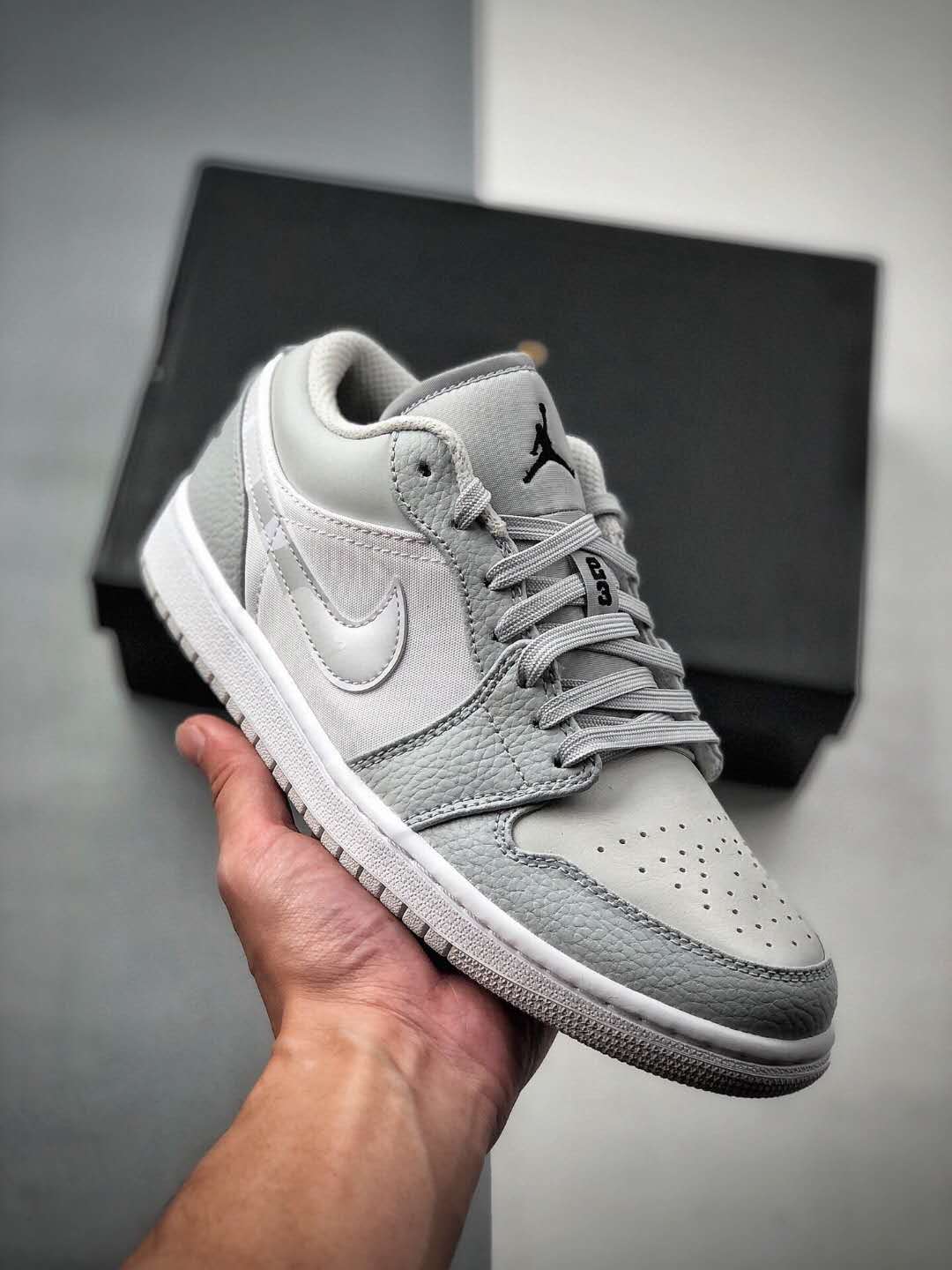 Air Jordan 1 Low 'White Camo' DC9036-100 - Sleek and Stylish Footwear for All Sneaker Enthusiasts