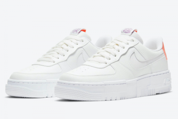 Nike Air Force 1 Pixel 'Salmon Heel' DH3860-100 - Stylish and Trendy Women's Sneakers Nike Air Force 1 Pixel 'Salmon Heel' DH3860-100 - Stylish and Trendy Women's Sneakers