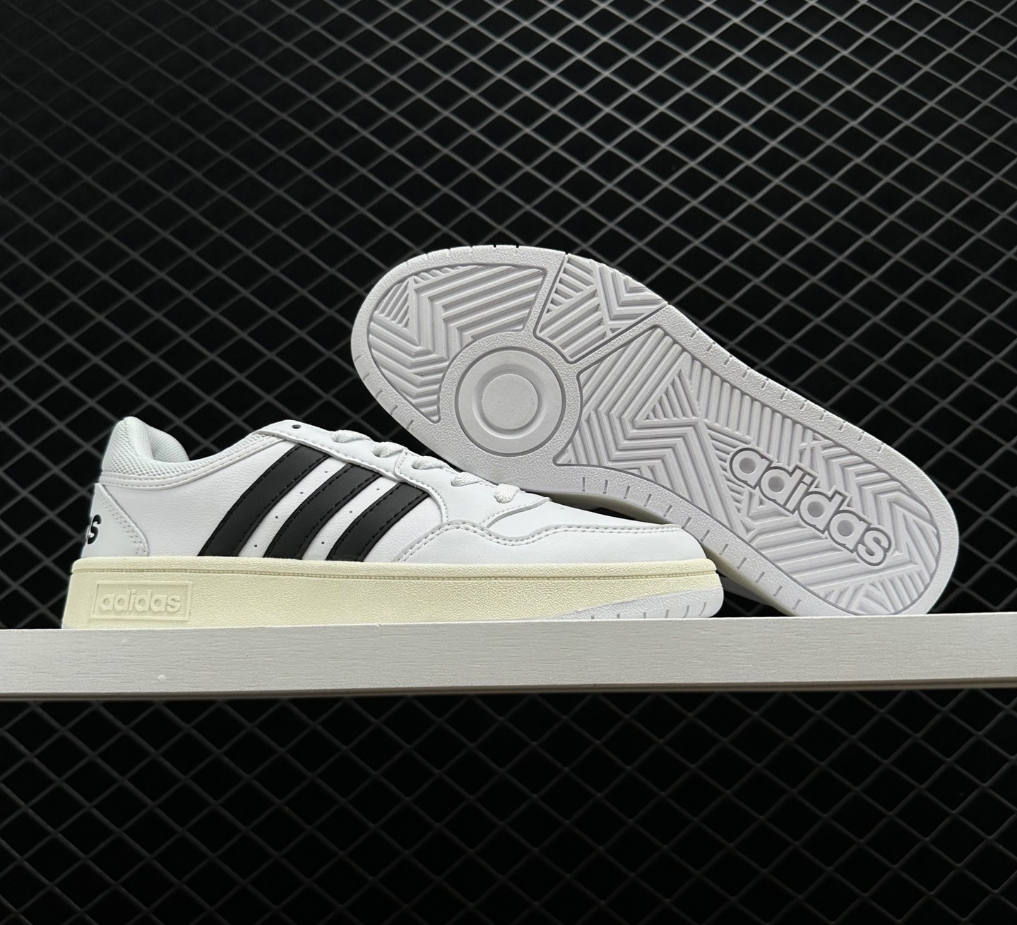 Adidas Hoops 3.0 Low Classic Vintage Shoes 'White Black' GY5434 - Shop Now! Adidas Hoops 3.0 Low Classic Vintage Shoes 'White Black' GY5434 - Shop Now!