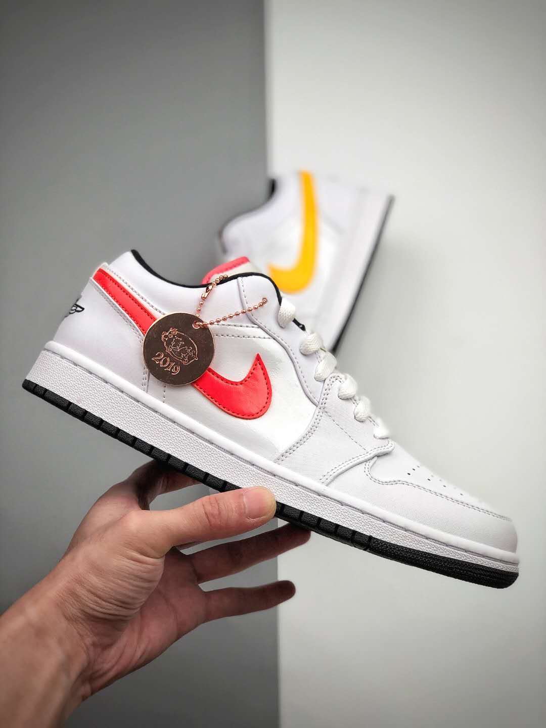 Air Jordan 1 Low 'Multi-Color Swoosh' CW7009-100 | Iconic Style and Vibrant Design