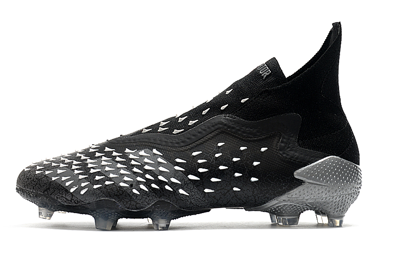Adidas Predator Freak+ FG Demonskin - Black Grey FY1026 Adidas Predator Freak+ FG Demonskin - Black Grey FY1026