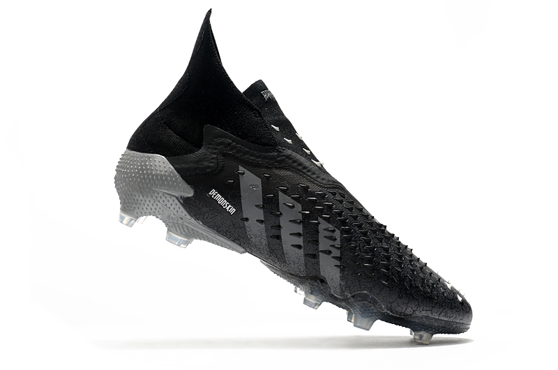 Adidas Predator Freak+ FG Demonskin - Black Grey FY1026 Adidas Predator Freak+ FG Demonskin - Black Grey FY1026