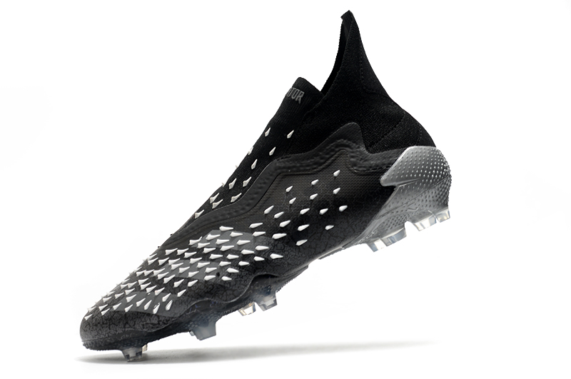 Adidas Predator Freak+ FG Demonskin - Black Grey FY1026 Adidas Predator Freak+ FG Demonskin - Black Grey FY1026