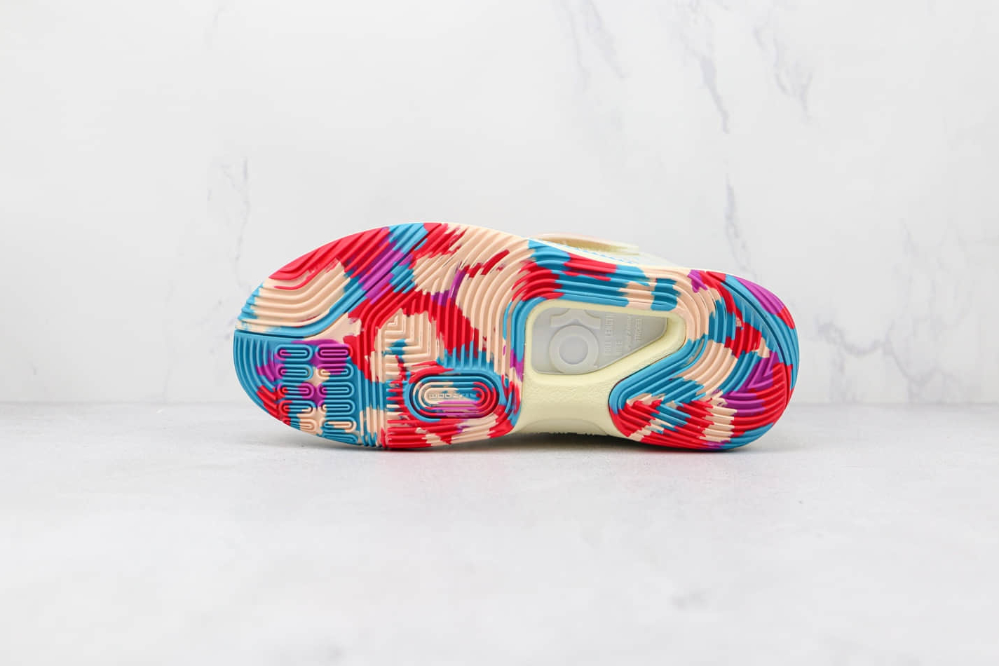 Nike KD 14 EP White Aqua Blue Multi-Color Basketball Shoes CZ0170-700