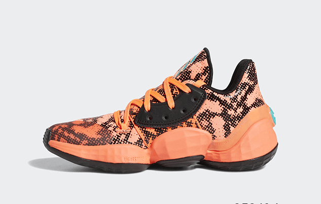 Adidas Harden Vol. 4 'Gila Monster' EF9944 - Stylish and Dynamic Basketball Shoes