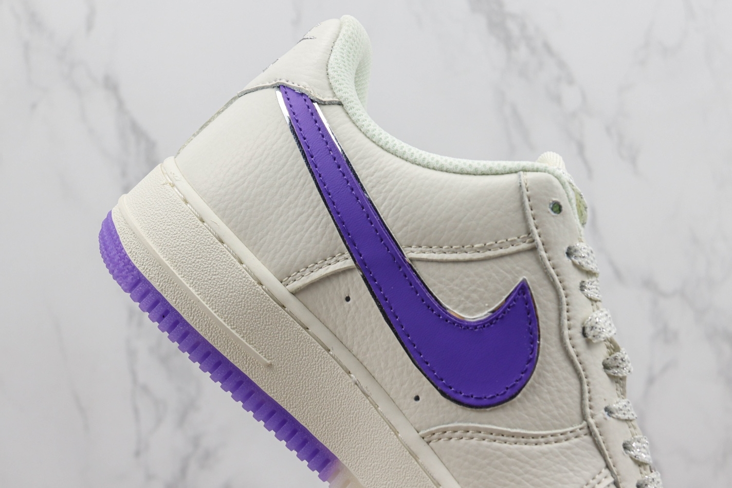Nike Air Force 1 07 Low White Dark Purple Sliver BS9055-733 - Iconic Style and Unmatched Comfort Nike Air Force 1 07 Low White Dark Purple Sliver BS9055-733 - Iconic Style and Unmatched Comfort