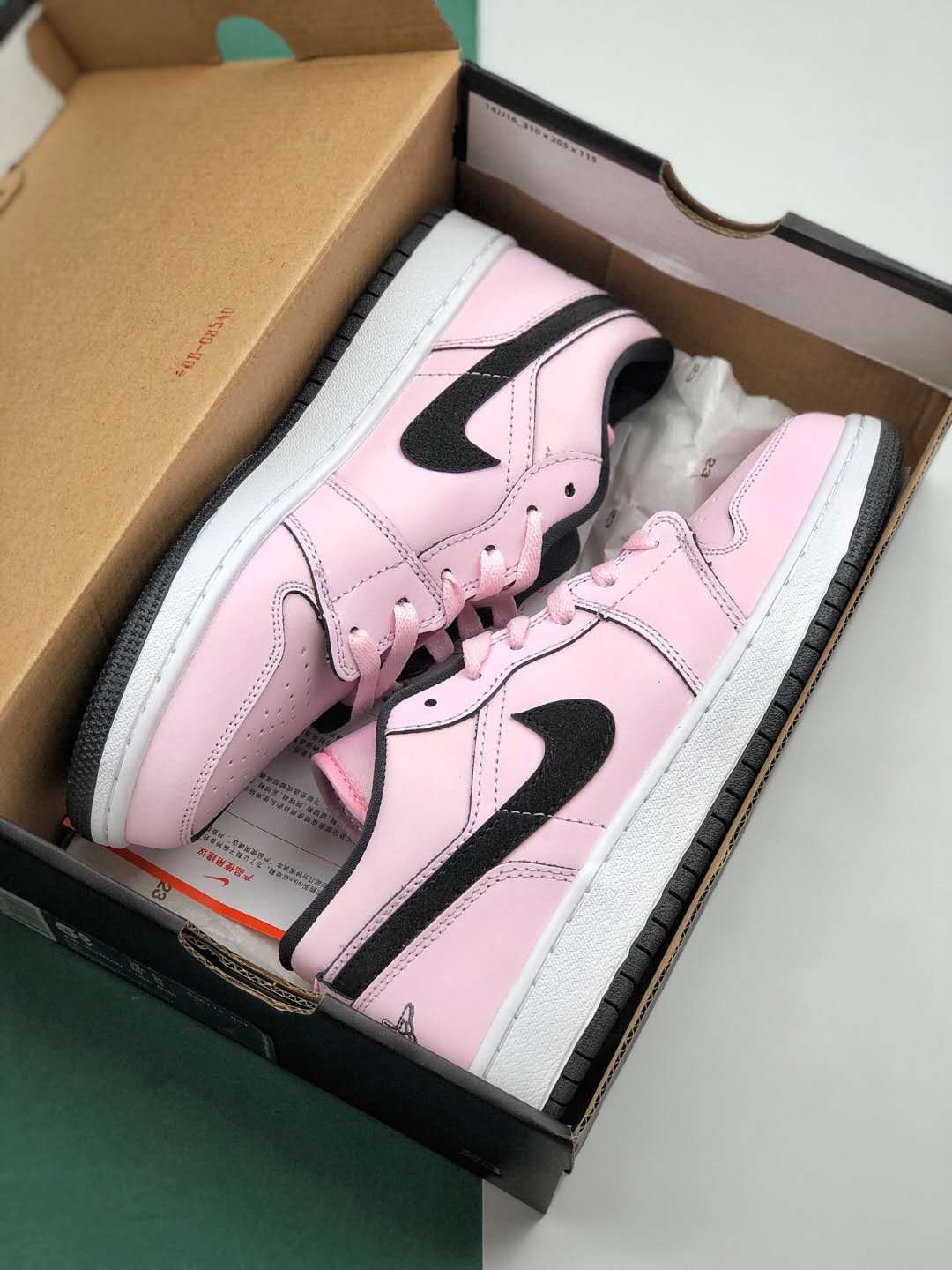 Air Jordan 1 Mid 'Pink Foam' 555112-601 | Iconic Style & Pastel Pink Air Jordan 1 Mid 'Pink Foam' 555112-601 | Iconic Style & Pastel Pink