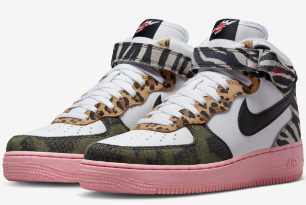 Nike Air Force 1 Mid 'Animal Instinct' DZ4841-100 - Premium Style and Exceptional Comfort Nike Air Force 1 Mid 'Animal Instinct' DZ4841-100 - Premium Style and Exceptional Comfort
