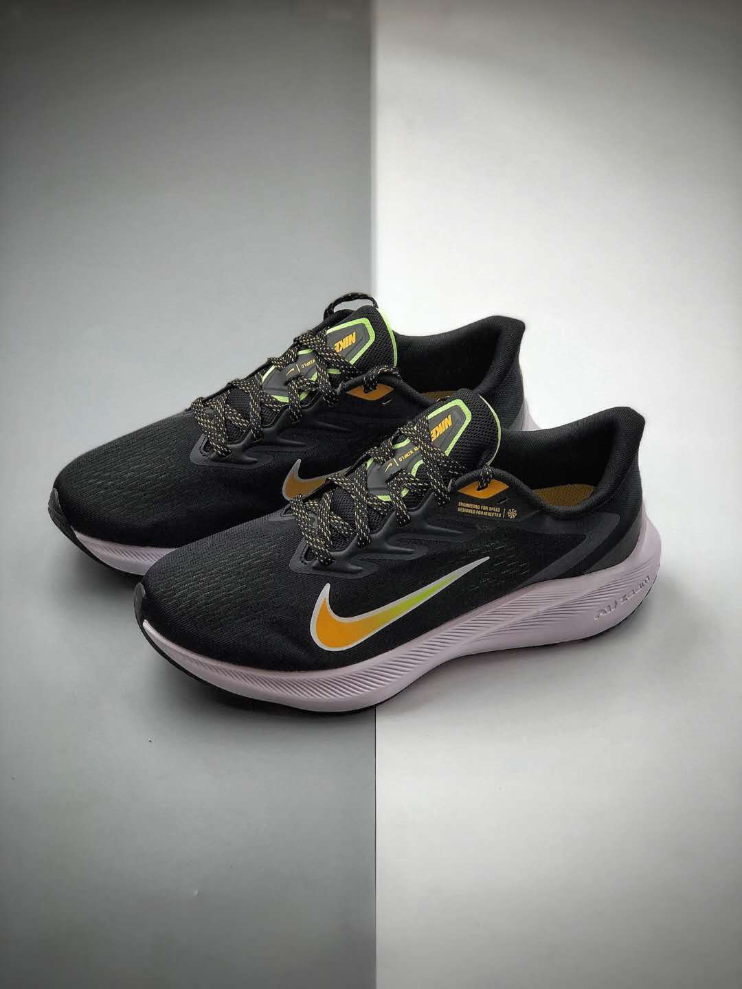 Nike Zoom Winflo 7 Black University Gold CJ0291 007 - Stylish and Versatile Running Shoes Nike Zoom Winflo 7 Black University Gold CJ0291 007 - Stylish and Versatile Running Shoes