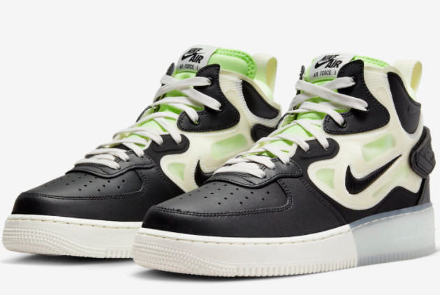 Nike Air Force 1 Mid React 'Black Neon' DQ1872-100 - Shop now for sleek style | Limited stock Nike Air Force 1 Mid React 'Black Neon' DQ1872-100 - Shop now for sleek style | Limited stock