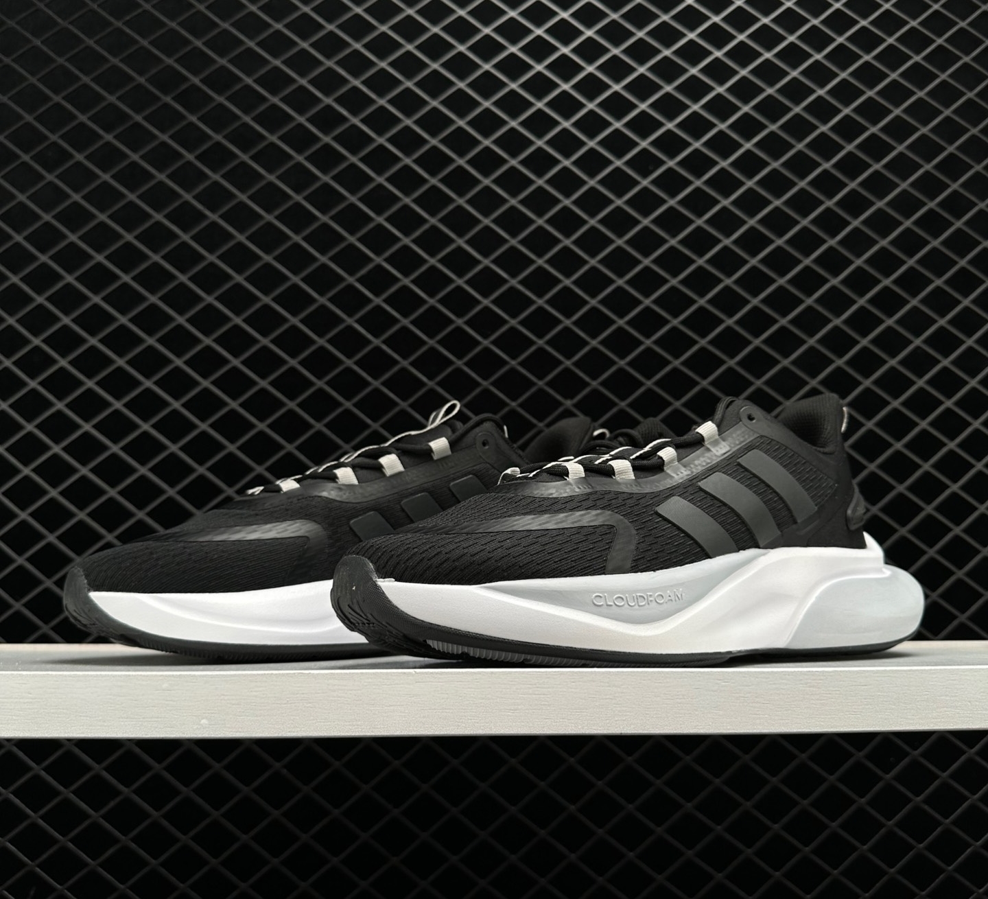 Adidas Alphabounce+ Black White Gray - HP6144 | Premium Athletic Shoes Adidas Alphabounce+ Black White Gray - HP6144 | Premium Athletic Shoes