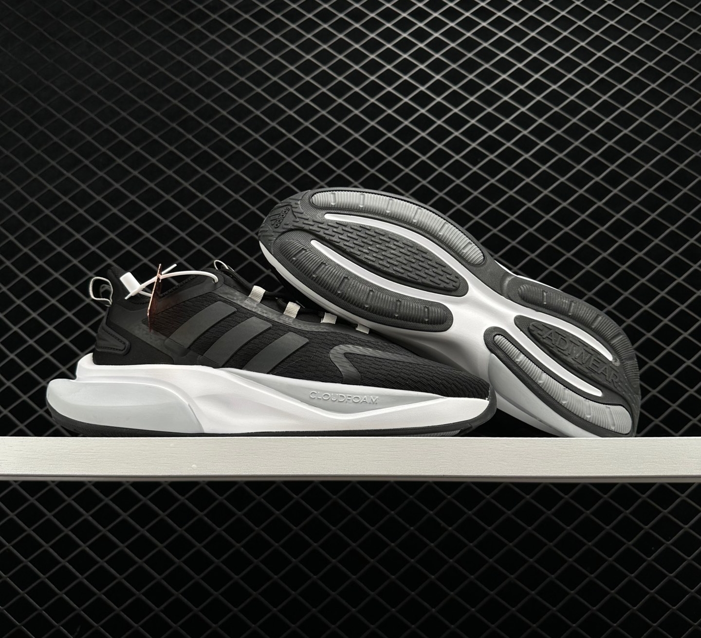 Adidas Alphabounce+ Black White Gray - HP6144 | Premium Athletic Shoes Adidas Alphabounce+ Black White Gray - HP6144 | Premium Athletic Shoes