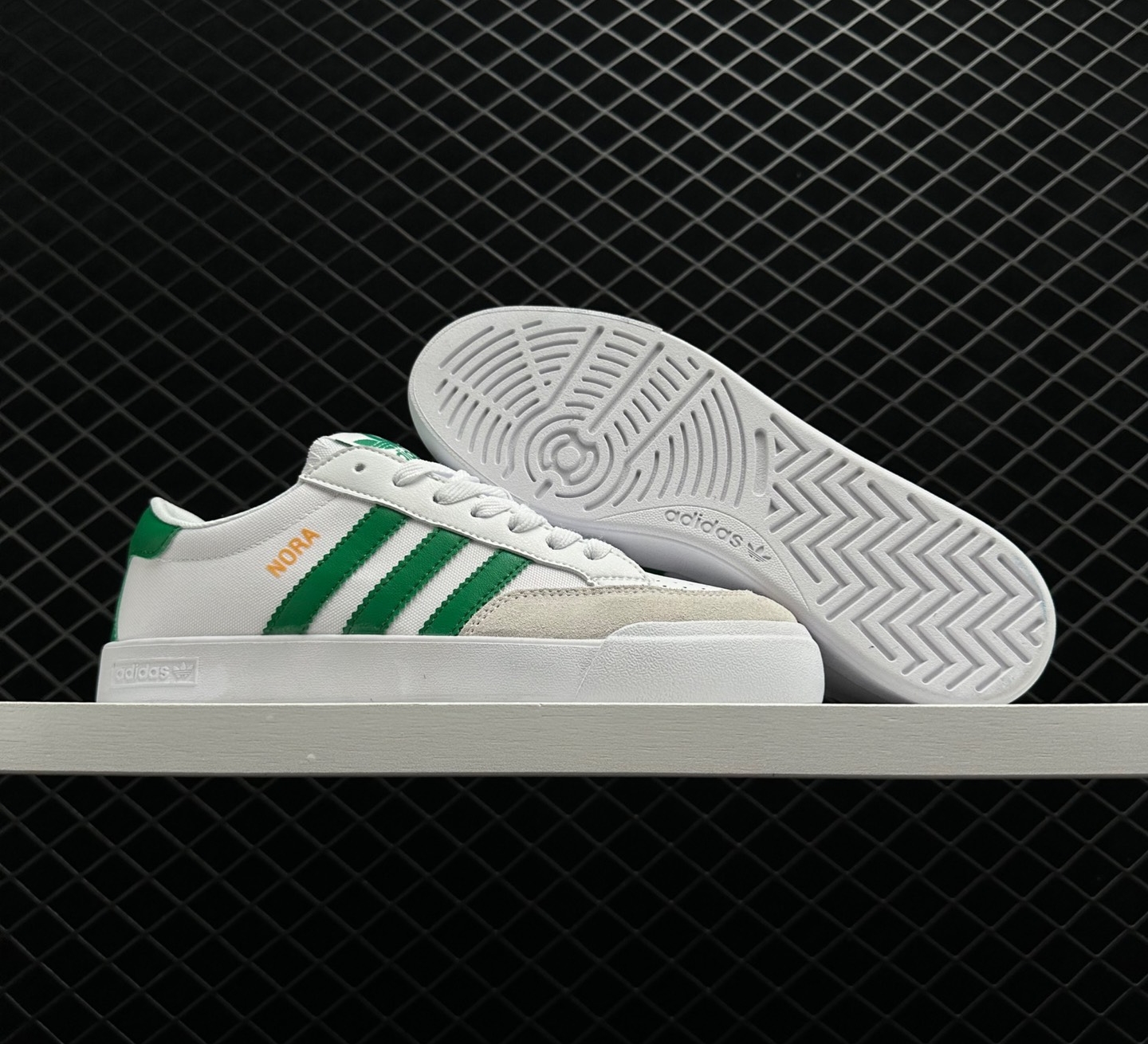Adidas Originals Nora White Green GY6965 - Sleek and stylish footwear for an iconic look Adidas Originals Nora White Green GY6965 - Sleek and stylish footwear for an iconic look