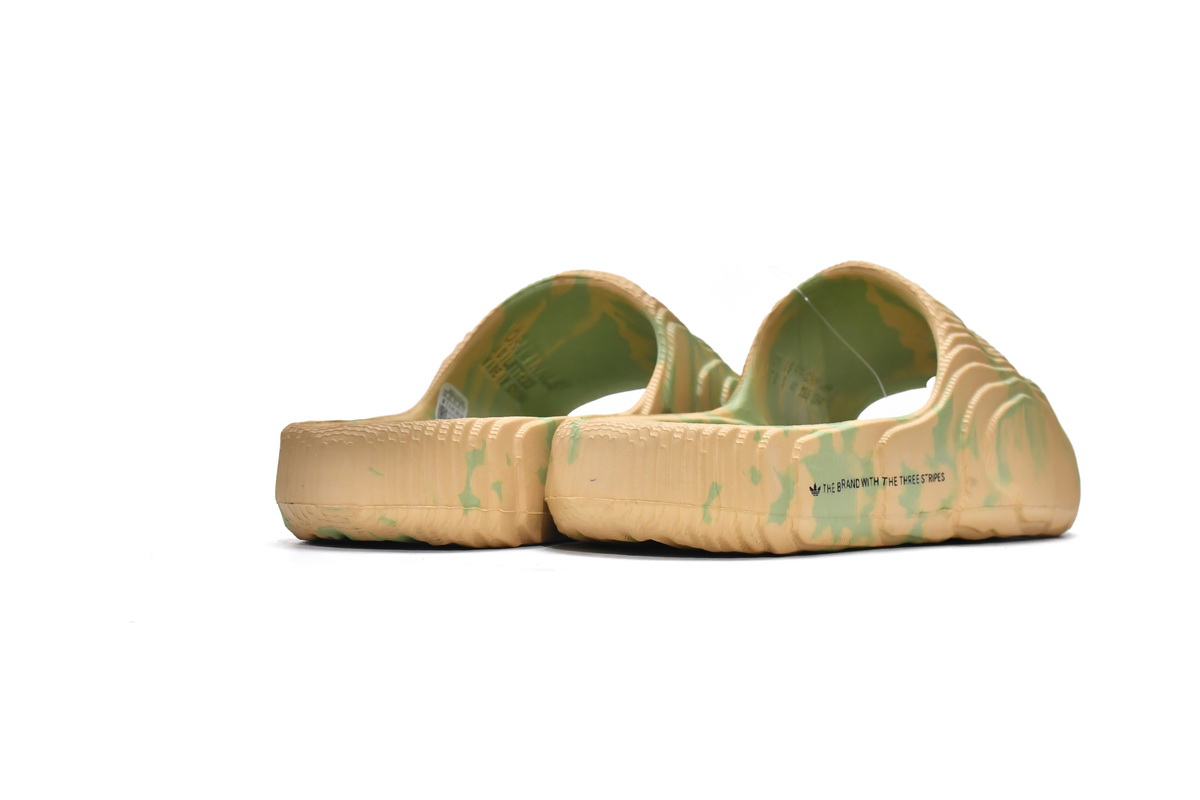 Adidas Adilette 22 Slides - Magic Lime Desert Sand GY1597 Adidas Adilette 22 Slides - Magic Lime Desert Sand GY1597