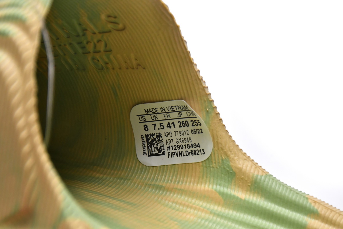 Adidas Adilette 22 Slides - Magic Lime Desert Sand GY1597 Adidas Adilette 22 Slides - Magic Lime Desert Sand GY1597