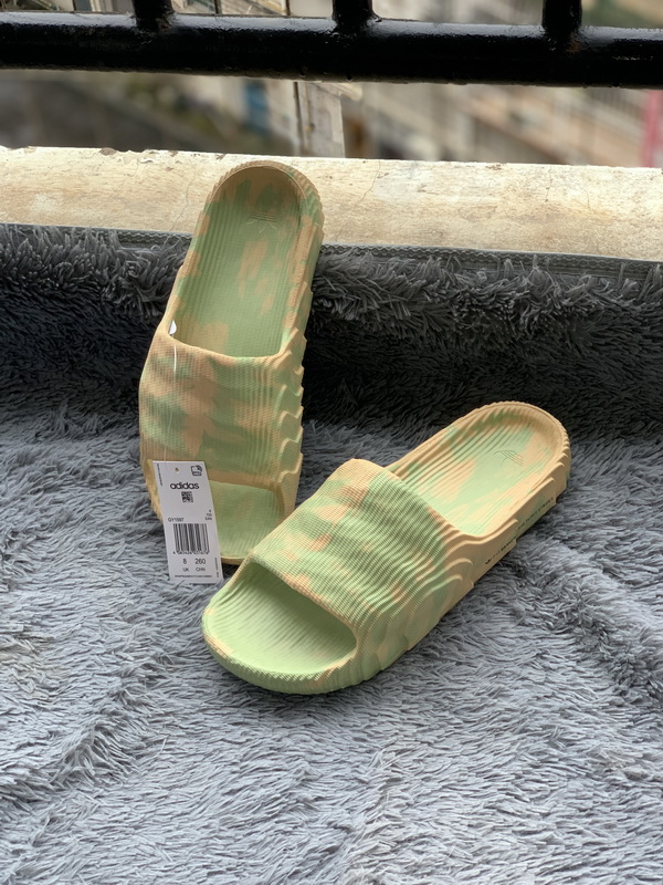 Adidas Adilette 22 Slides - Magic Lime Desert Sand GY1597 Adidas Adilette 22 Slides - Magic Lime Desert Sand GY1597