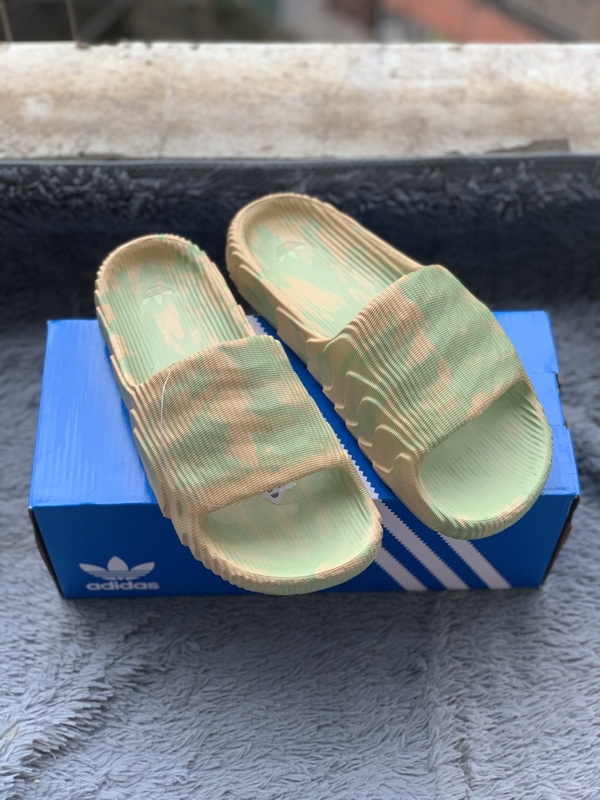 Adidas Adilette 22 Slides - Magic Lime Desert Sand GY1597 Adidas Adilette 22 Slides - Magic Lime Desert Sand GY1597