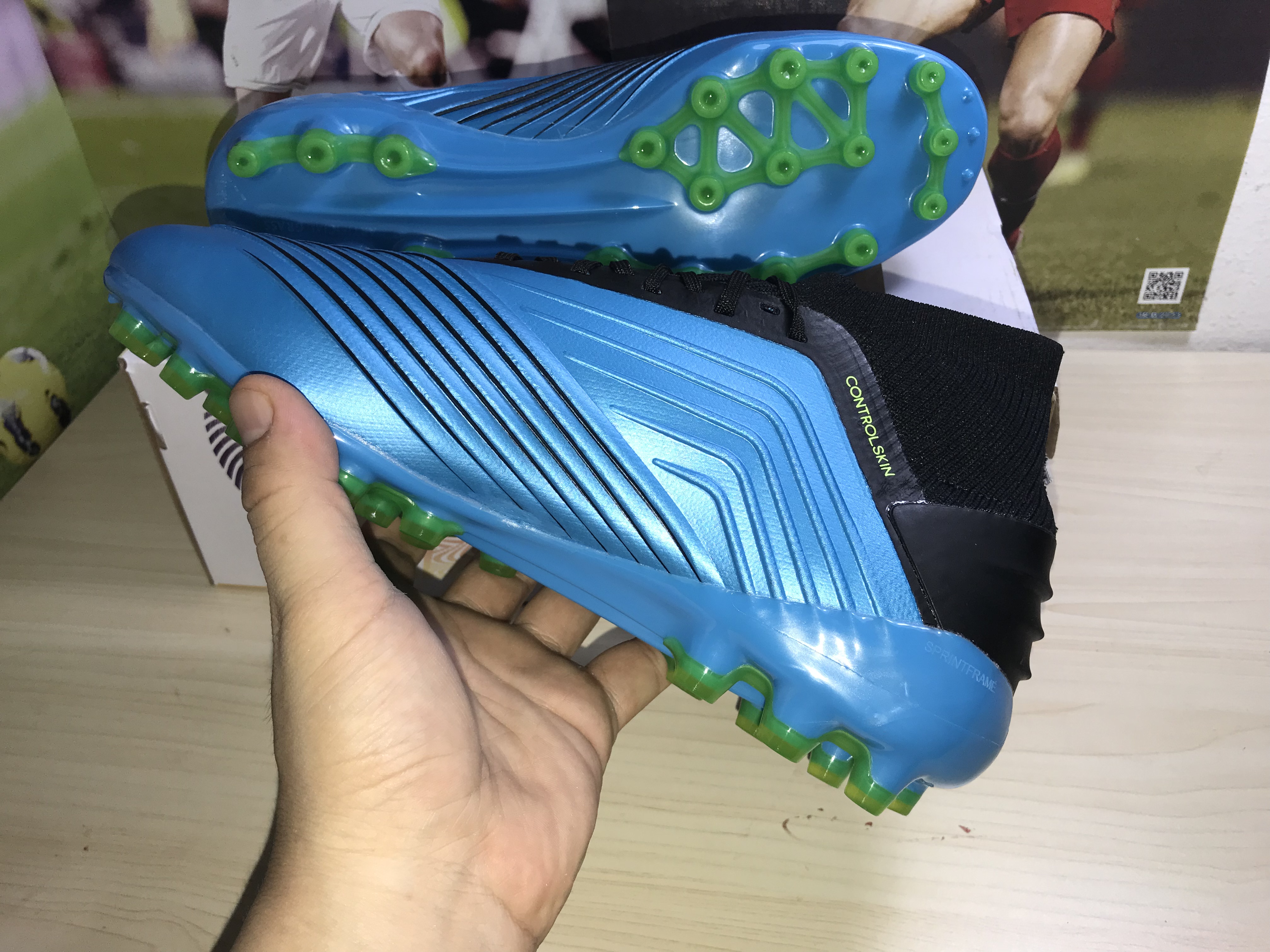 Adidas Predator 19.1 Ag Blue Black F99970 Football Boots Adidas Predator 19.1 Ag Blue Black F99970 Football Boots