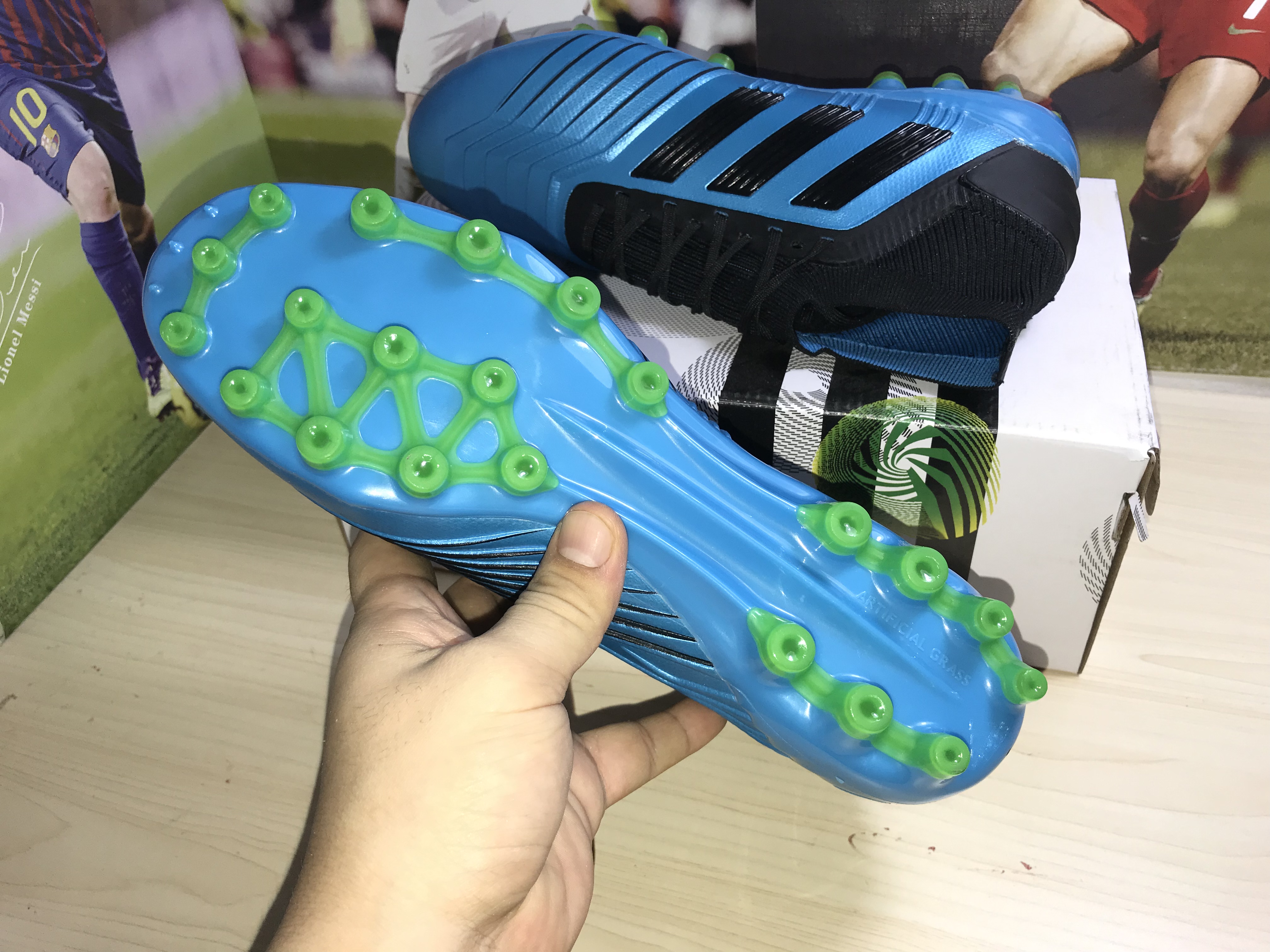 Adidas Predator 19.1 Ag Blue Black F99970 Football Boots Adidas Predator 19.1 Ag Blue Black F99970 Football Boots