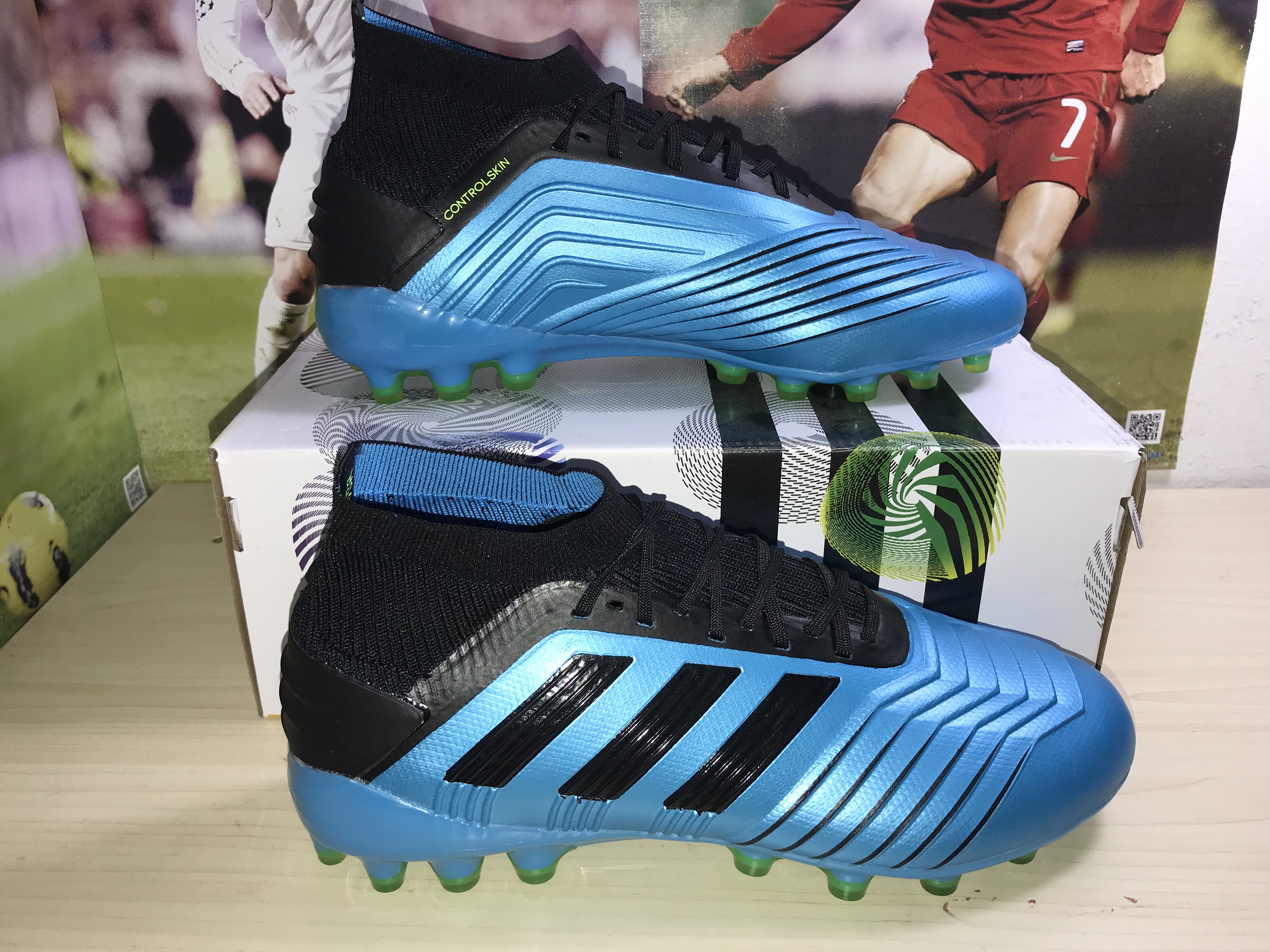 Adidas Predator 19.1 Ag Blue Black F99970 Football Boots Adidas Predator 19.1 Ag Blue Black F99970 Football Boots