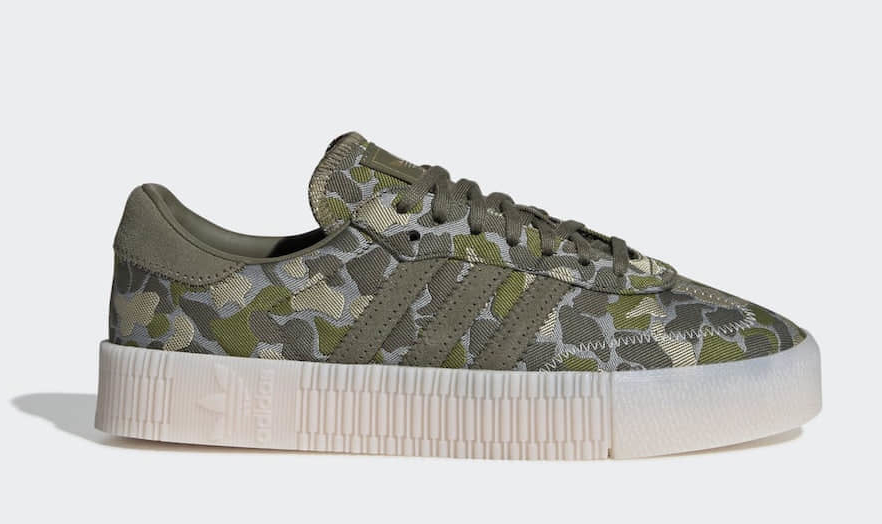 Adidas Sambarose 'Olive Camo' - Stylish and Trendy Women's Sneakers!