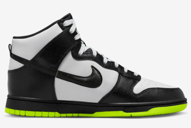 Nike Dunk High 'Electric' White/Black-Volt FD0732-100 - Trendy & Bold Sneakers Nike Dunk High 'Electric' White/Black-Volt FD0732-100 - Trendy & Bold Sneakers