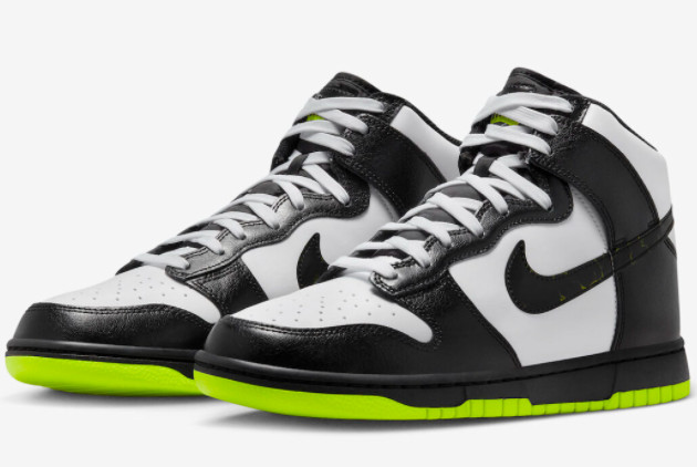 Nike Dunk High 'Electric' White/Black-Volt FD0732-100 - Trendy & Bold Sneakers Nike Dunk High 'Electric' White/Black-Volt FD0732-100 - Trendy & Bold Sneakers