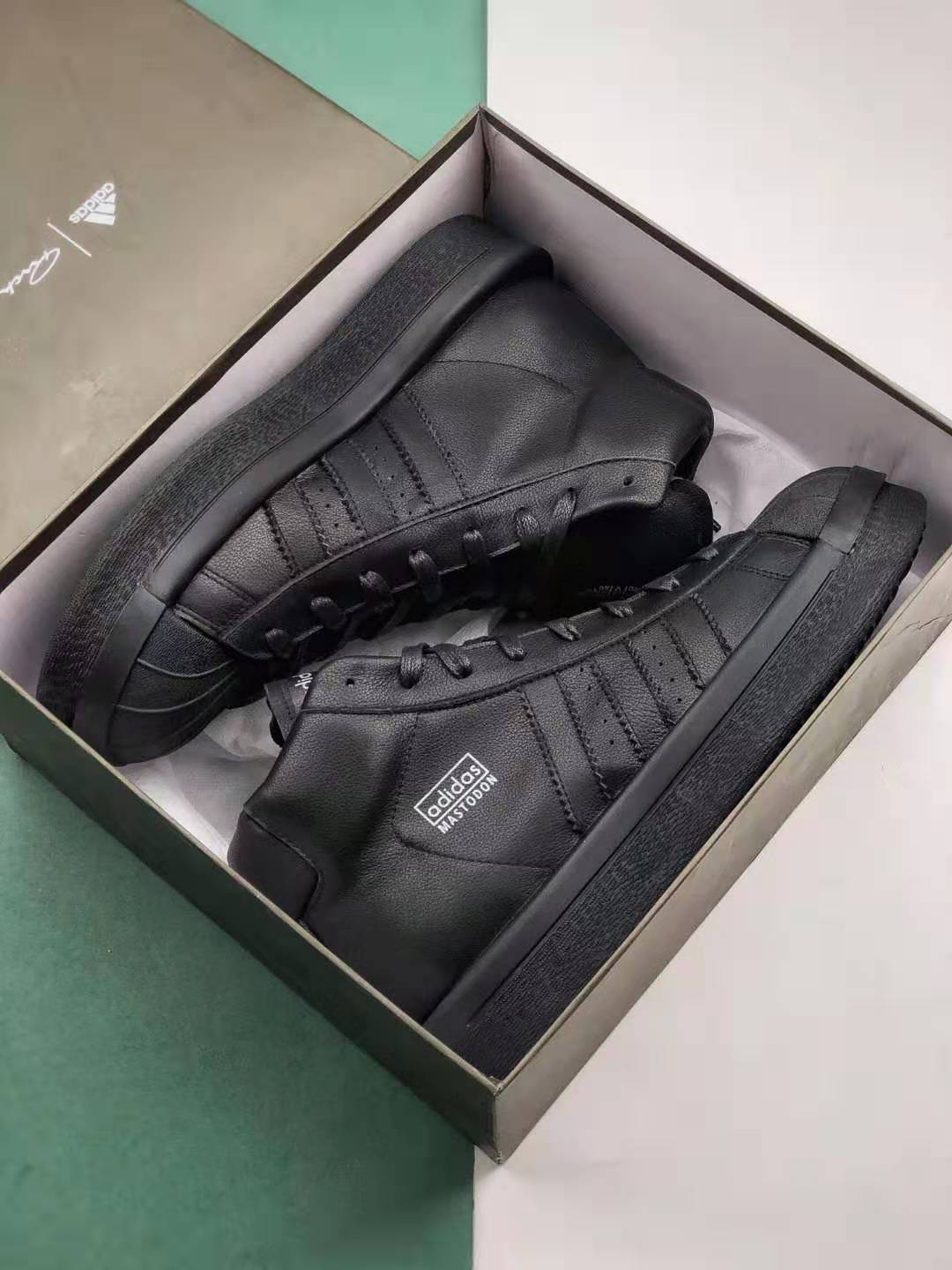 Adidas Mastodon Pro Model Rick Owens Triple Black BA9763 - Stylish and Versatile Sneakers Adidas Mastodon Pro Model Rick Owens Triple Black BA9763 - Stylish and Versatile Sneakers