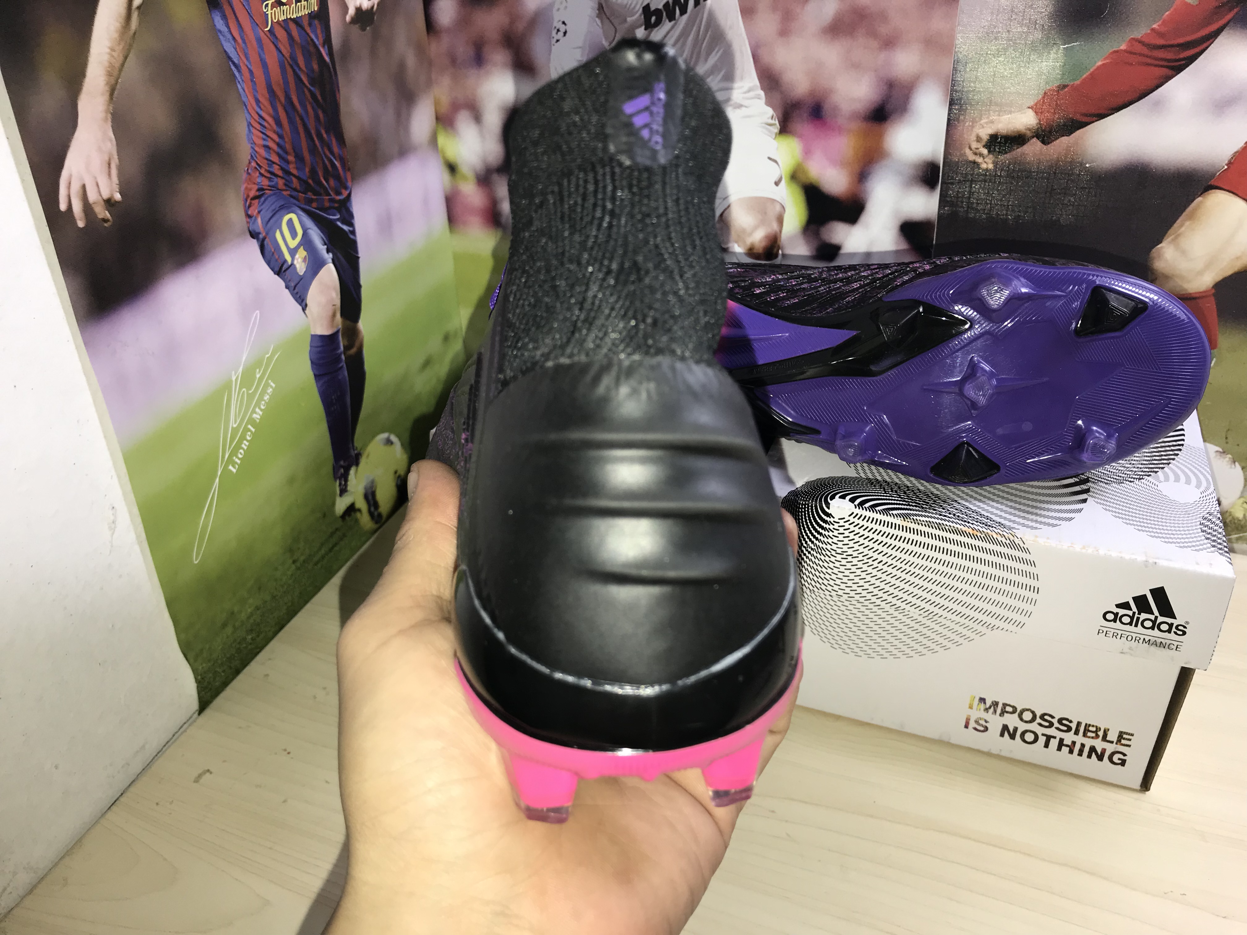 Adidas Predator 19+ Firm Ground Boots Black Pink Blue - Superior Performance & Style Adidas Predator 19+ Firm Ground Boots Black Pink Blue - Superior Performance & Style