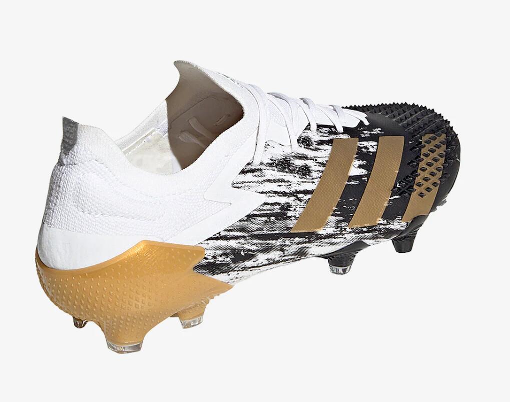 Adidas Predator Mutator 20.1 Low FG White Gold Metallic - FW9182 Adidas Predator Mutator 20.1 Low FG White Gold Metallic - FW9182