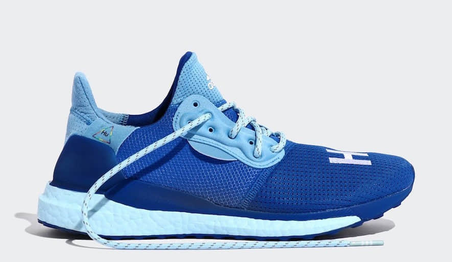 Adidas Pharrell x Solar Hu Glide 'Power Blue' EF2377 - Stylish and Comfortable Sneakers at Their Finest