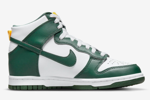 Nike Dunk High GS White Green Gold DV7072-300 - Stylish and Versatile Sneakers for Kids Nike Dunk High GS White Green Gold DV7072-300 - Stylish and Versatile Sneakers for Kids