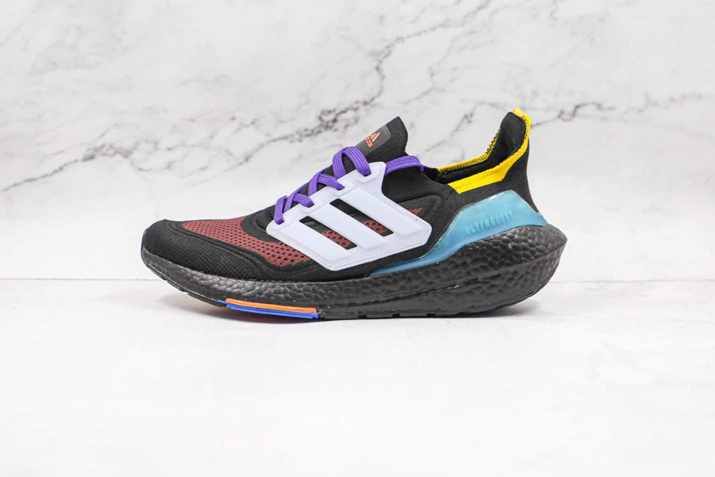 Adidas UltraBoost 21 'Black Pulse Aqua' S23870 - Stylish and High-Performance Footwear