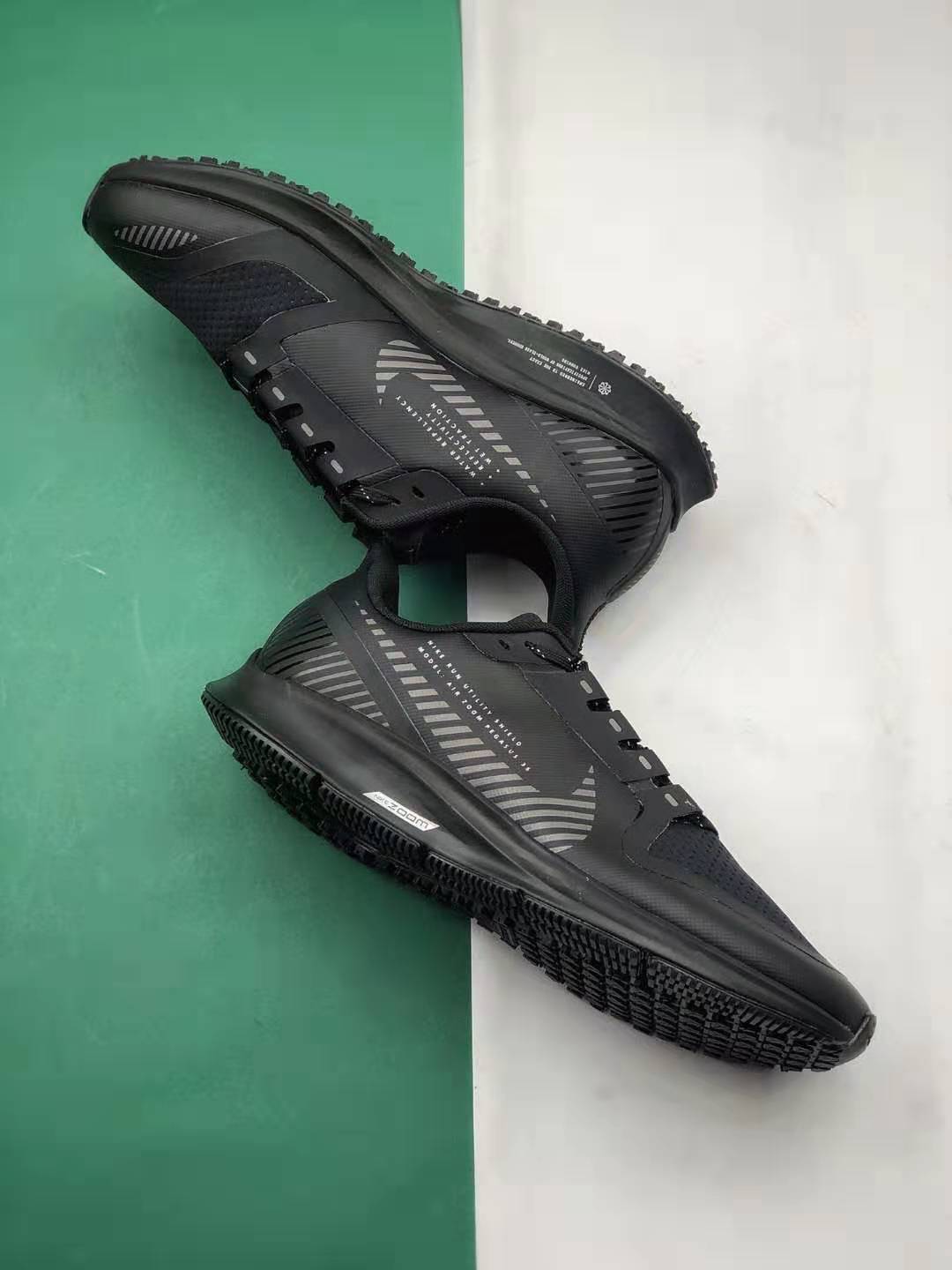 Nike Air Zoom Pegasus 36 Shield 'Black' AQ8005-001 - Ultimate Weather Protection for Runners Nike Air Zoom Pegasus 36 Shield 'Black' AQ8005-001 - Ultimate Weather Protection for Runners