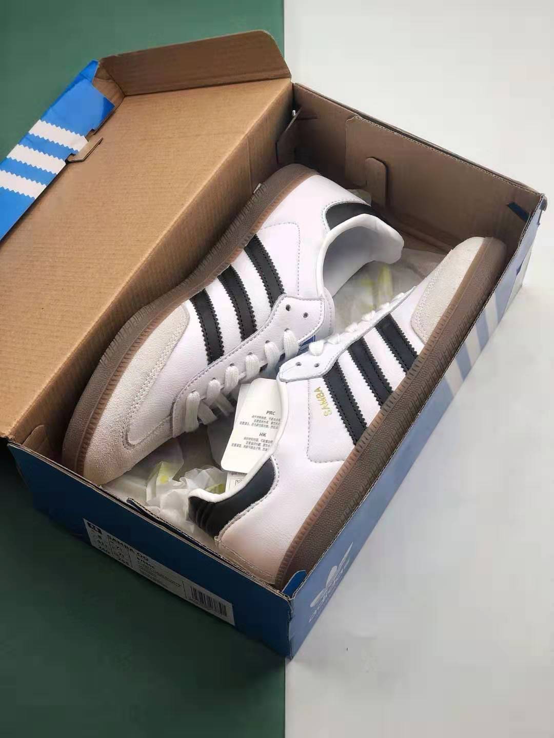 Adidas Samba OG White Black Gum B75806 - Classic Style and Superior Comfort Adidas Samba OG White Black Gum B75806 - Classic Style and Superior Comfort