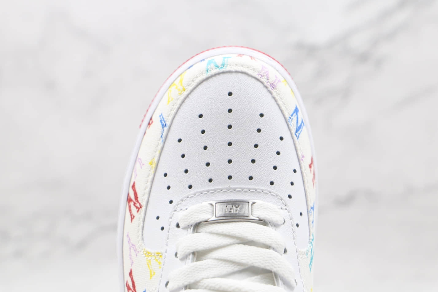 Nike Air Force 1 07 Low MLB White Red Multi-Color 315122-443 - Authentic Nike Sneakers for Sale